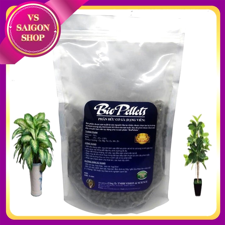 PHÂN GÀ HỮU CƠ DẠNG VIÊN BIO PELLETS: Đất Tơi Xốp, Thông Thoáng, Cây Trồng Dễ Hấp Thu Dinh Dưỡng