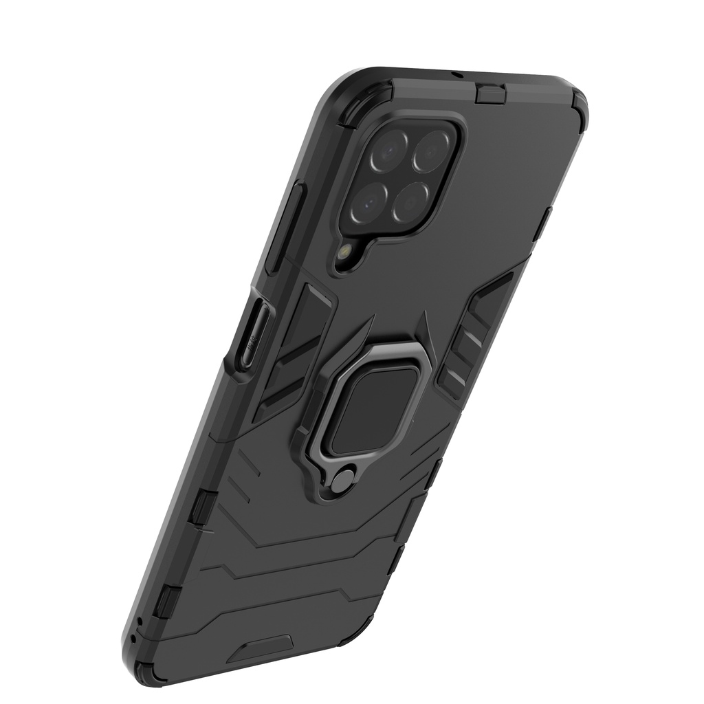 Ốp lưng Samsung M33 5G Iron Man Iring chống sốc giá đỡ xem nhựa PC cứng viền dẻo