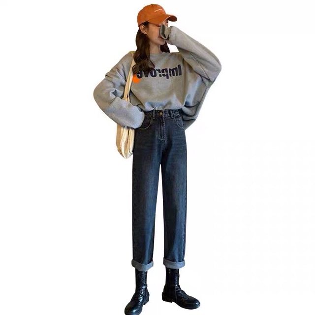 [SẴN ] Quần jean cạp cao Ulzzang