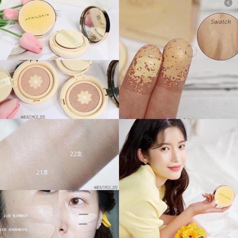 Phấn nước April Skin Real , phấn nước chống nắng 3 in 1 | BigBuy360 - bigbuy360.vn