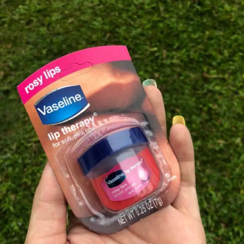 (hàng Mới Về) Son Dưỡng Môi Vaseline 7g Chiết Xuất Hoa Hồng