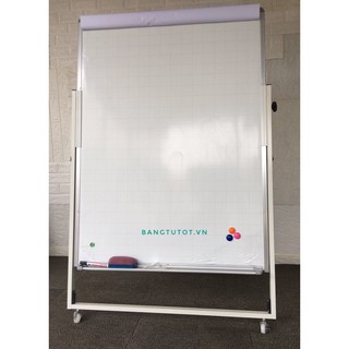 BẢNG FLIPCHART KẸP GIẤY 90X120cm (Tặng giấy A0,bút, bông lau và nam châm chuyên dụng)