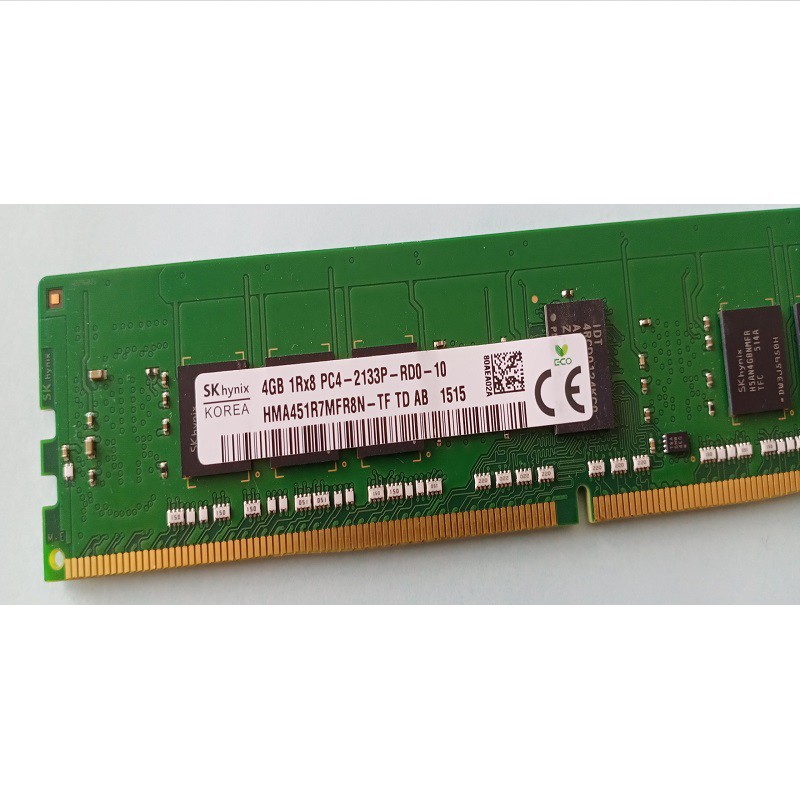 Ram Server 4GB ECC REG DDR4 bus 2133R tháo máy chính hãng, bảo hành 1 năm