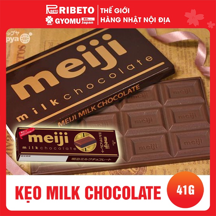 Kẹo Milk Chocolate 41g , Kẹo Chocolate Meiji - Hàng nội địa Nhật Bản