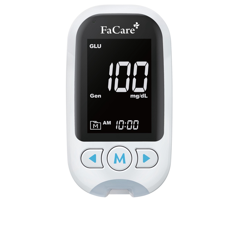 Máy đo Đường huyết, Mỡ máu, AxitUric 5 trong 1 Facare FC-M168  bluetooth