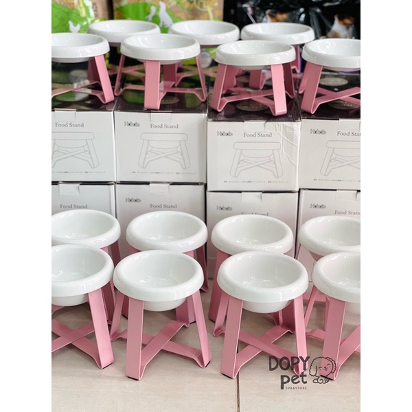Bát ăn chống gù lưng cho chó mèo