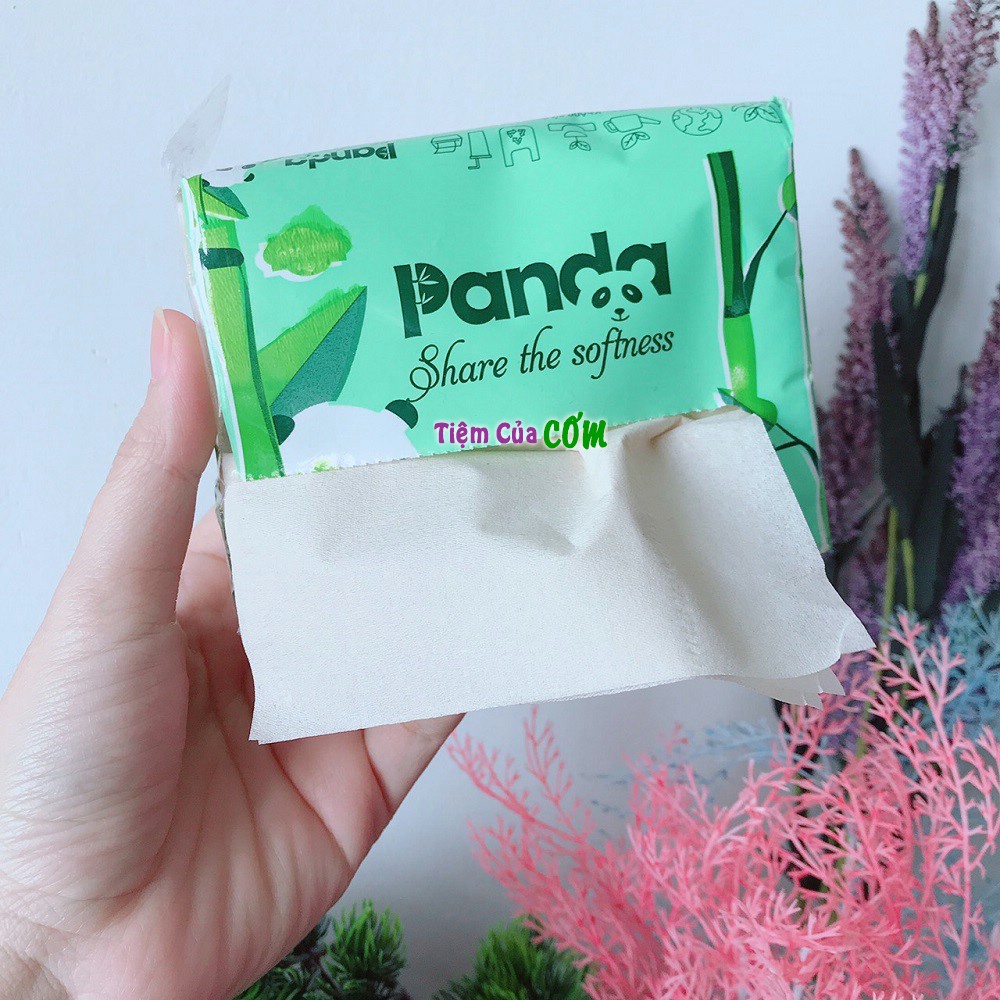 Giấy rút tre Panda Việt Nam 100 tờ 3 lớp dai mềm