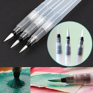 Set 3/6 Cọ Vẽ Màu Nước Tiện Dụng Chất Lượng Cao Cho Người Mới Bắt Đầu