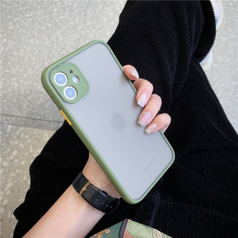 Ốp điện thoại mềm màu nhám cho iPhone 11 Pro MAX 6 7 8 Plus XR XS MAX | BigBuy360 - bigbuy360.vn