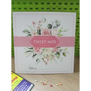 Thiệp cưới một lớp gập đôi đồng giá 1.100đ áp dụng cho sl trên 200 thiệp
