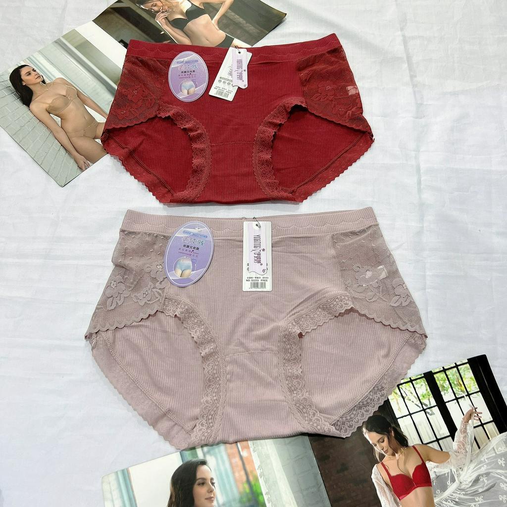 Quần lót nữ cotton viscose cao cấp cạp cao 2253 mềm mại thấm hút mồ hôi thoáng mát freesize từ 45kg-65kg