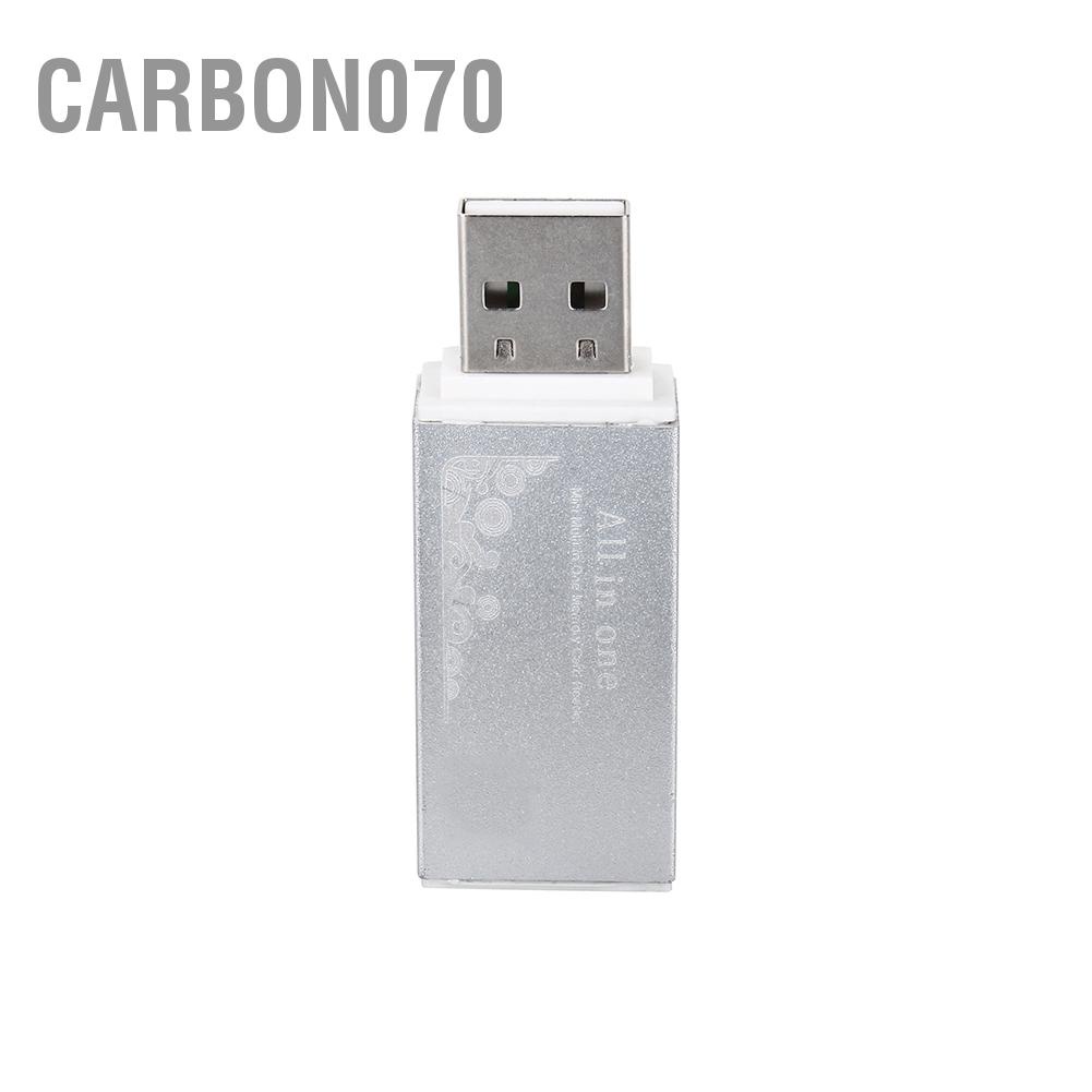 Đầu Đọc Thẻ Nhớ Đa Năng Sợi Carbon070 Cho Stick Pro Duo Micro SD TF M2 MMC SDHC