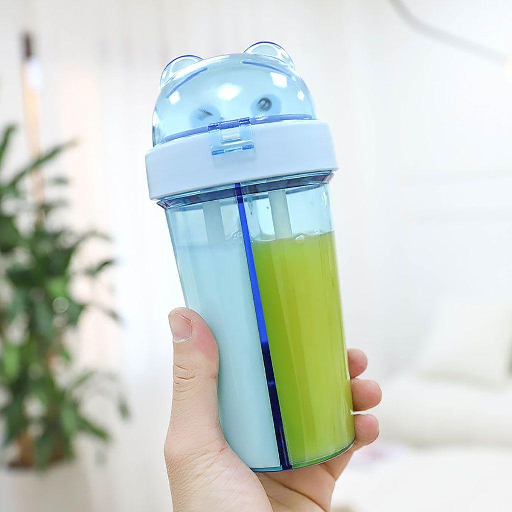 1 Ống Hút Đôi Không BPA Dễ Vệ Sinh Tiện Dụng
