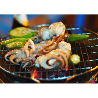 Combo bếp nướng than hoa + 10 miếng lót bếp