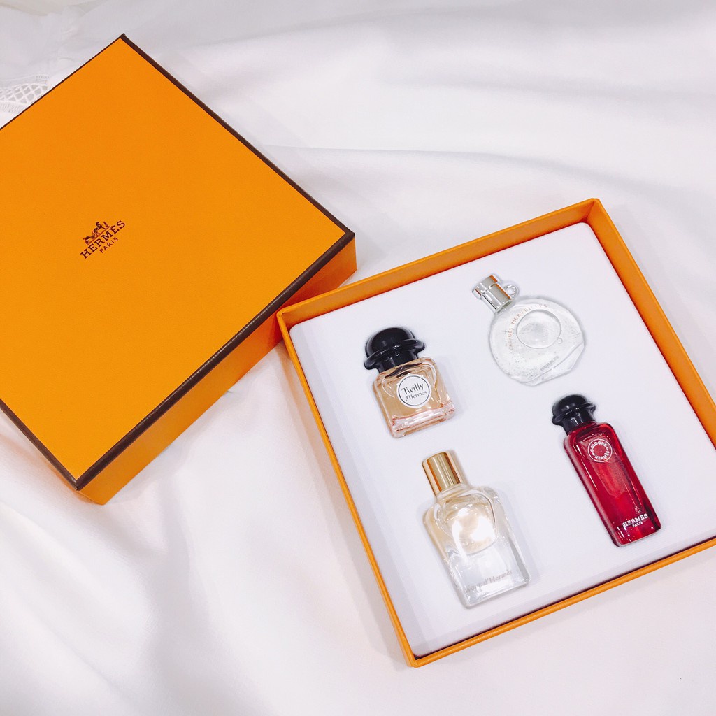 Auth*Set 4 Chai Mini Nước Hoa Hermes Parfums - Tuyệt phẩm cho chị em