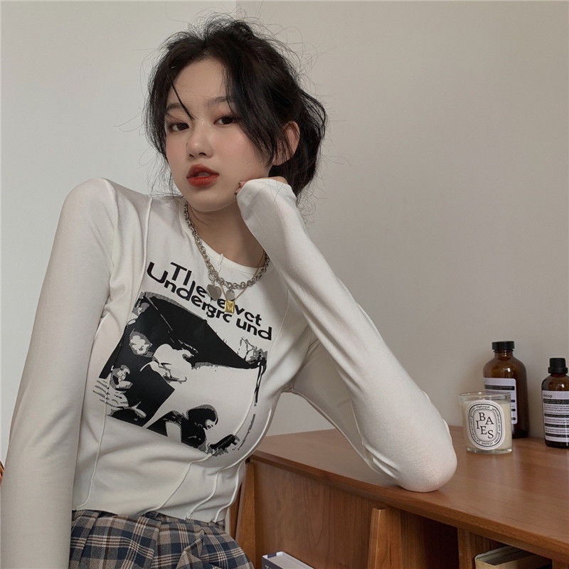 Áo Croptop Tay Dài Thiết Kế Độc Đáo JH-CX-43