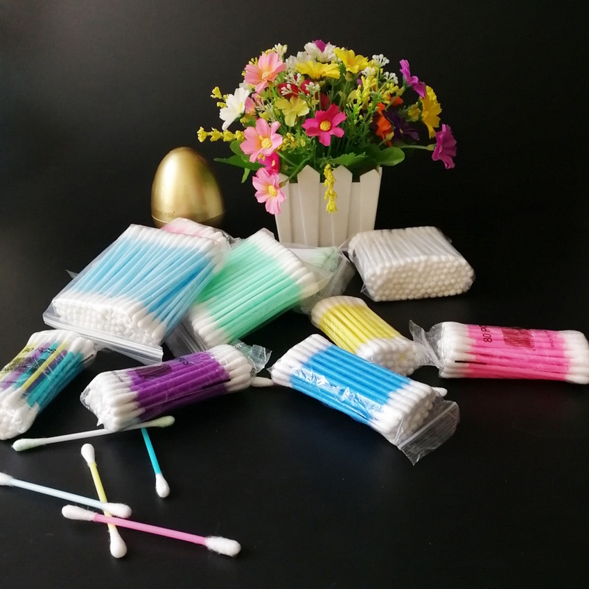 Bông ngoáy tai gỗ tăm bông nhỏ gọn tiện lợi vệ sinh tai dễ dàng DANA