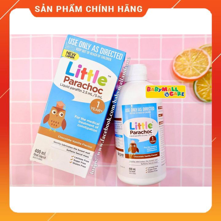 Siro táo bón Little Parachoc Úc cho bé 🔥𝐍𝐄𝐖🔥 giá tốt mẫu mới shopnguyenanh88