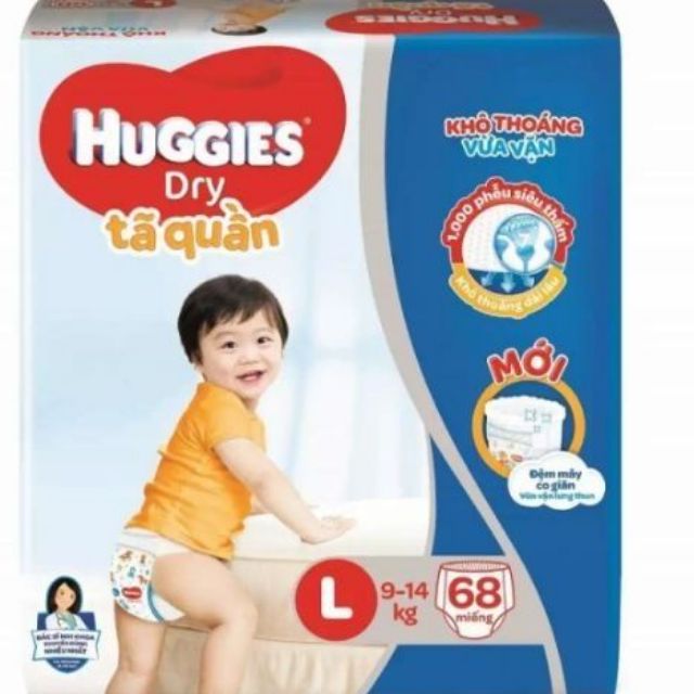 Tã quần huggies L68