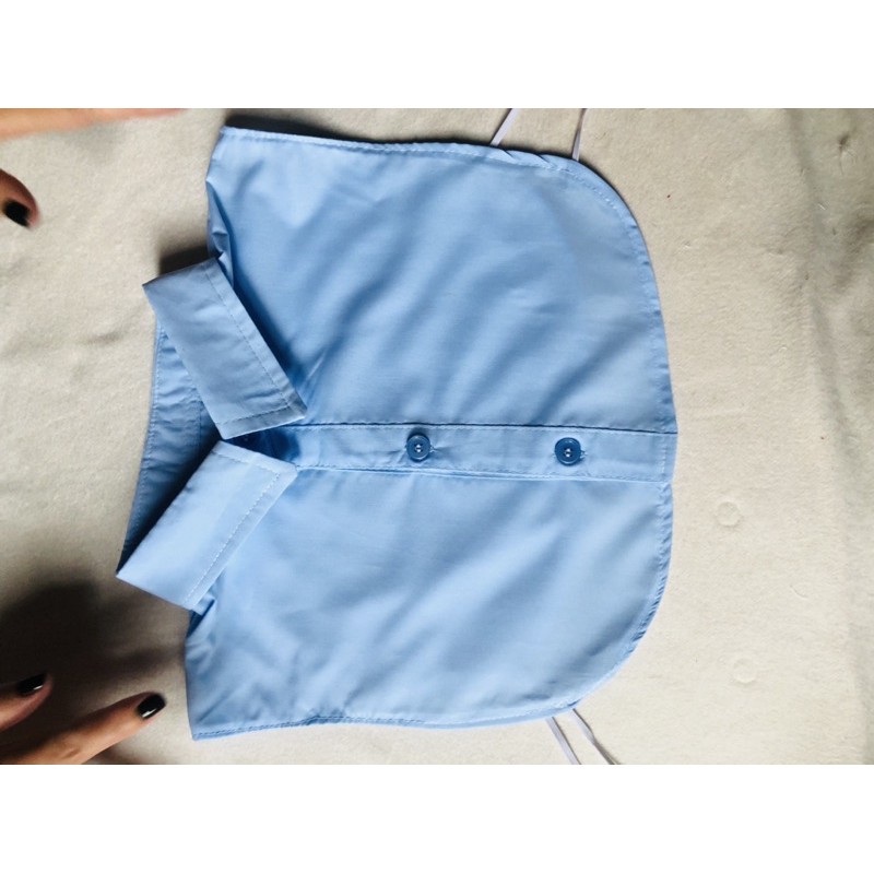 Cổ Áo Sơ Mi Giả Màu Trơn Thời Trang Dành Cho Nữ