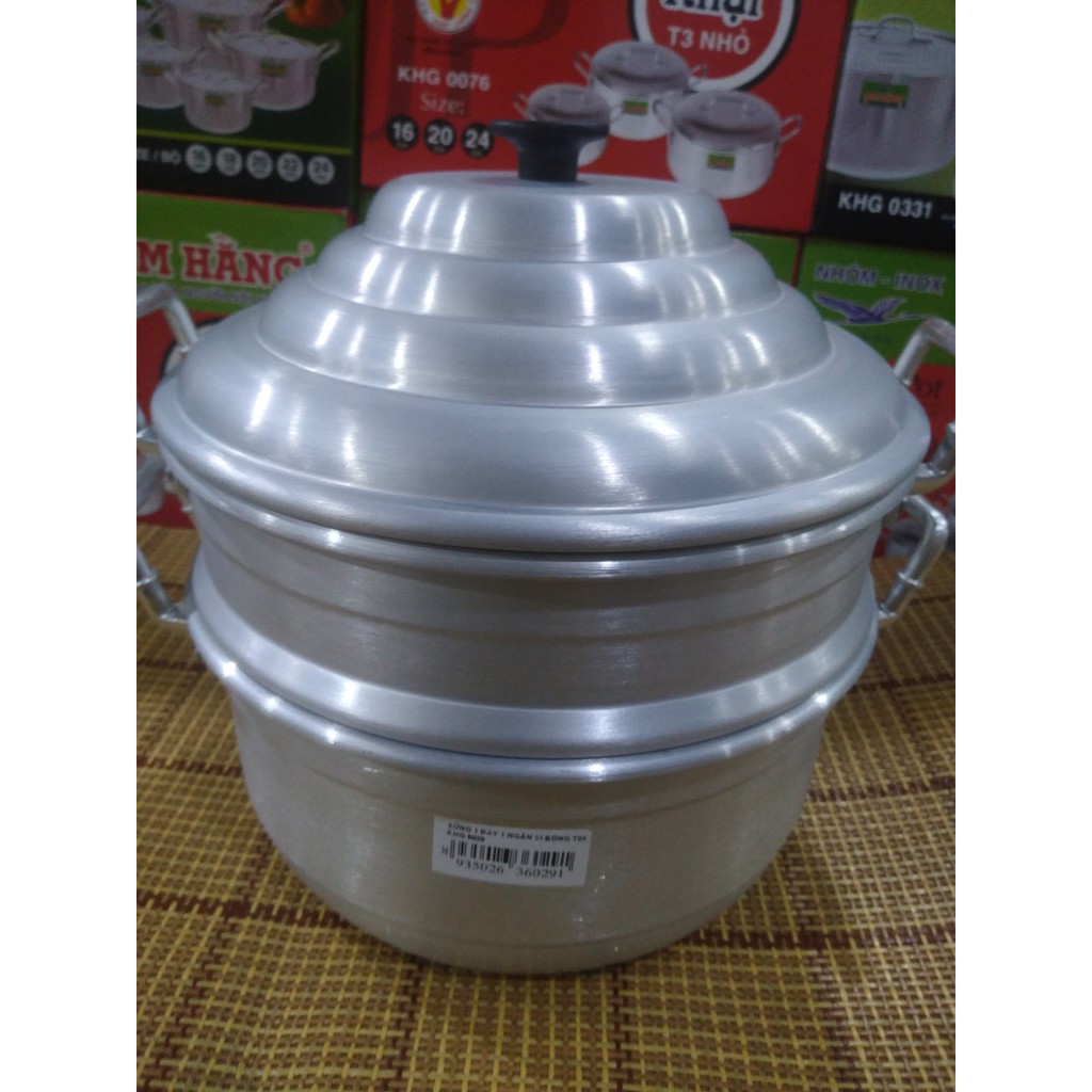 Xửng hấp Kim Hằng 24cm 1 đáy và 1 ngăn KHG6029
