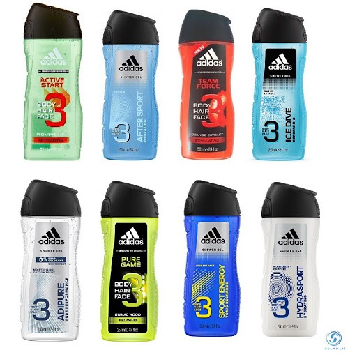 Gel tắm gội Adidas