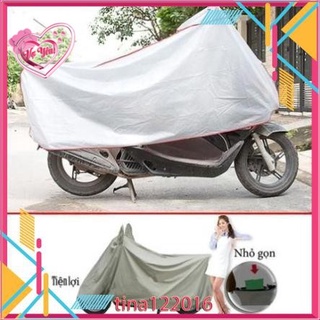 ÁO TRÙM XE MÁY LOẠI TỐT- bạc phủ xe máy chống nắng