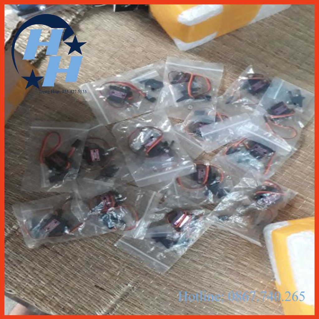Servo nhông kim loại MG90S 100% nhông kim loại