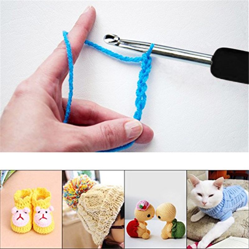 Set 8 Móc Đan Len Bằng Nhôm Tiện Dụng