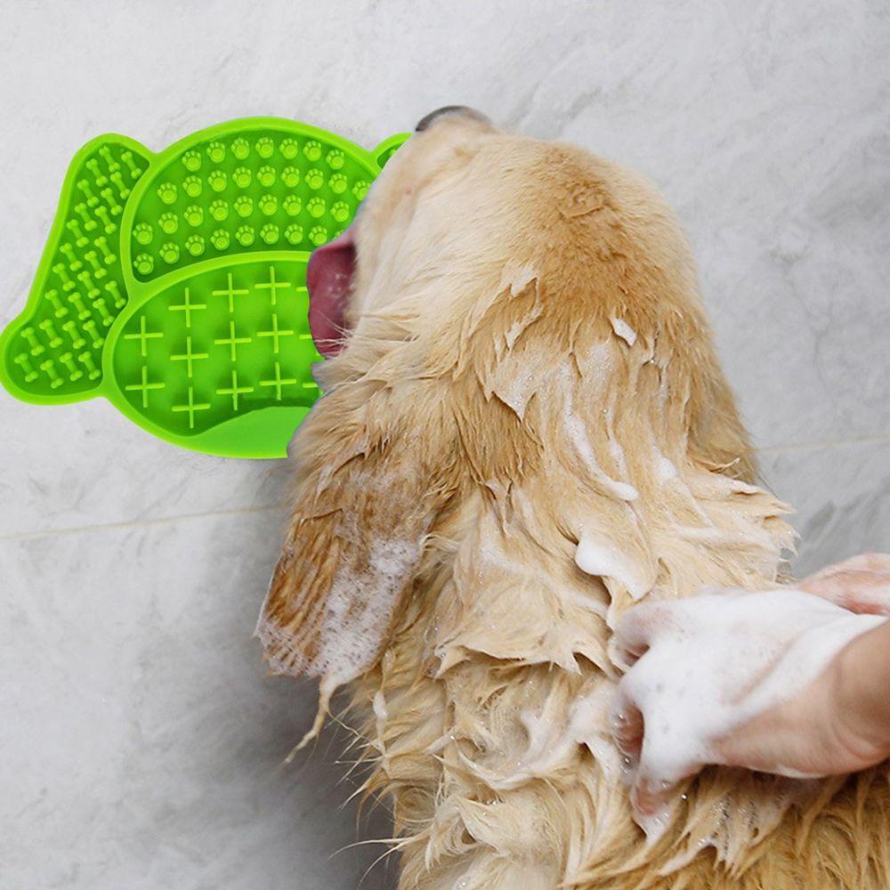 Thảm Silicone Licking Cho Thú Cưng Liếm Thức Ăn Kèm Giác Hút