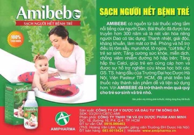 Nước tắm Amibebe