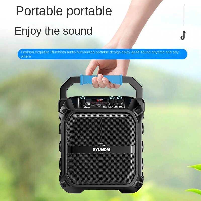 Loa Bluetooth Không Dây Siêu Trầm Kích Thước 6.5 Inch Hỗ Trợ Thẻ Nhớ TF/Us Hát Karaoke