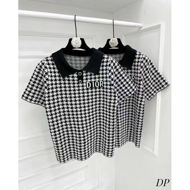 [Bigsize 55-75kg] Áo zizac polo bigsize phối với chân váy bao gọn (hình thật)