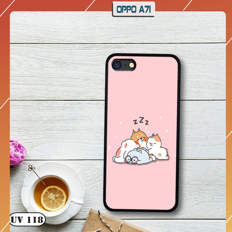 Ốp lưng điện thoại Oppo A71 - lưng nhám viền dẻo
