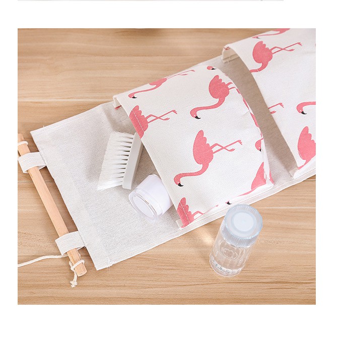 Túi treo tường 3 ngăn phong cách mẫu ngẫu nhiên