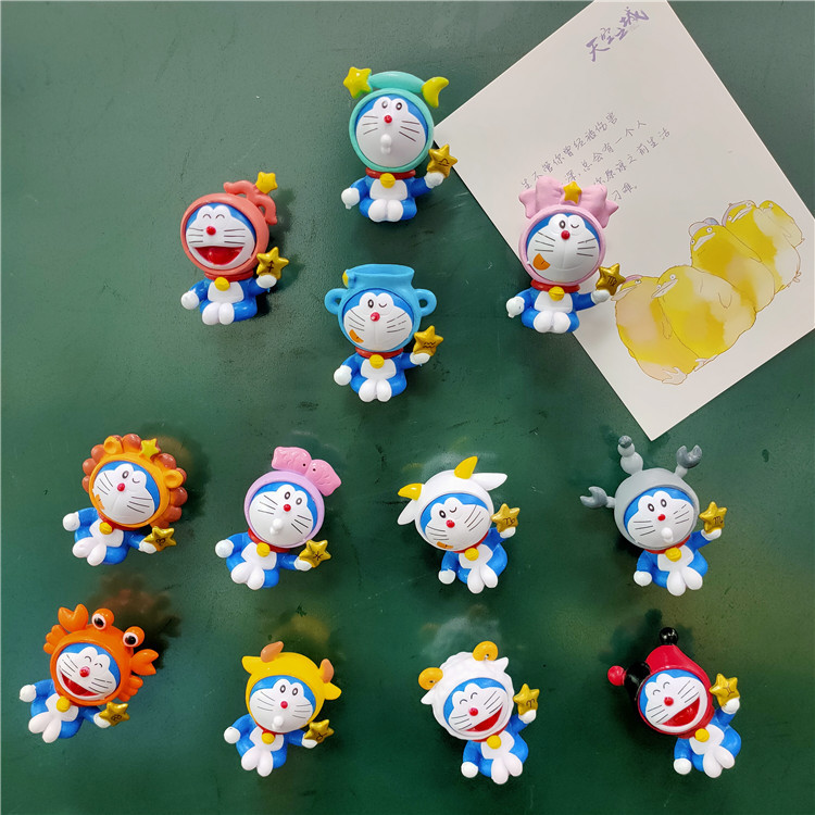 Set 12 mô hình nhân vật hoạt hình doraemon bằng Pvc chất lượng cao độc đáo