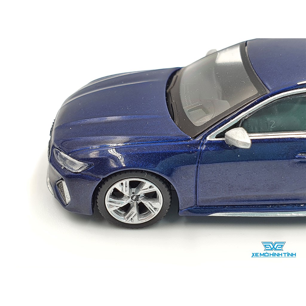 Xe Mô Hình Audi RS 6 Avant Navarra Blue Metallic LHD Tỉ lệ 1:64 MiniGT (Xanh)