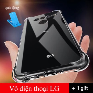 Ốp Điện Thoại Trong Suốt Bảo Vệ Bốn Góc Chống Sốc Cho Lg V50 V50S V40 V35 V30S V30 Thinq V20
