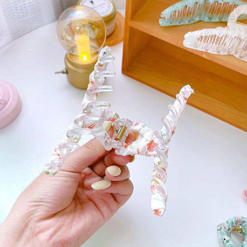 Kẹp Tóc Cho Nữ Họa Tiết Hoa Nhỏ Nhiều Màu Siêu Xinh