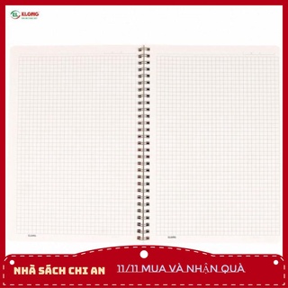 Vở lò xo kép Caro B5 bìa nhựa - 200 trang; MS: 576