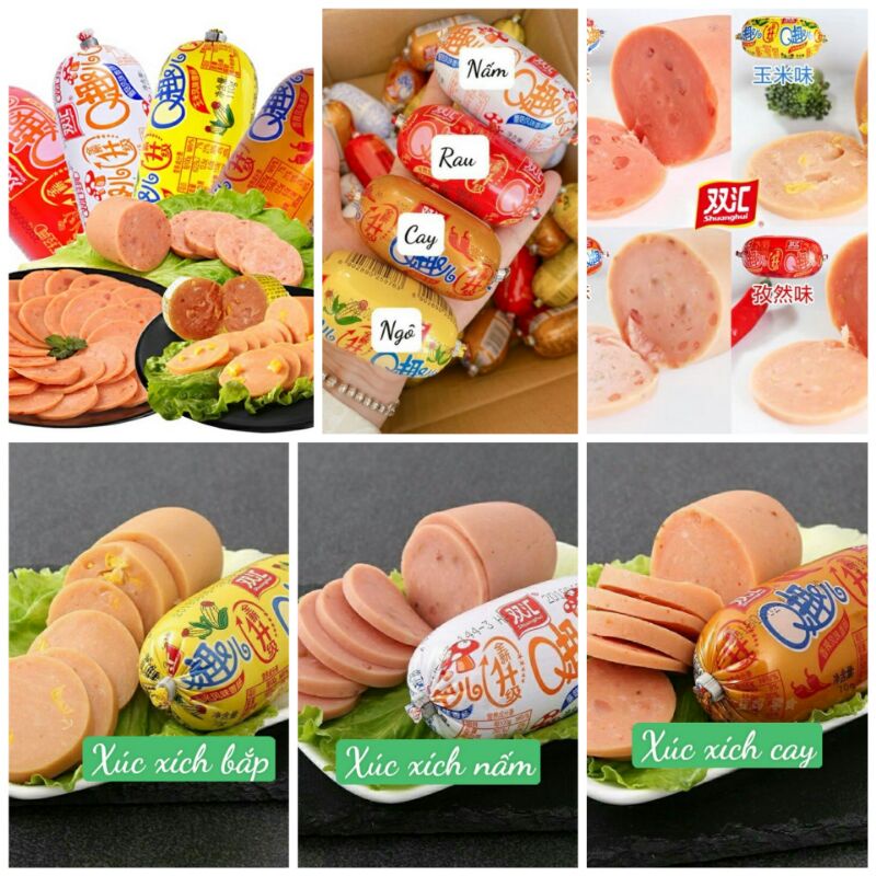 (mới) 1 cây xúc xích bi mini siêu -ngon Có 4 vị