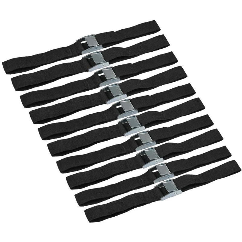 Set 10 Dây Đai Nối Mi Màu Đen Có Khóa Chống Mài Mòn