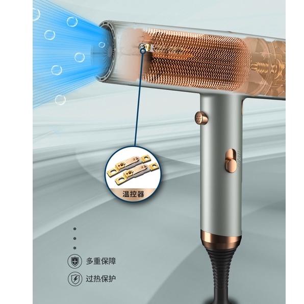Máy sấy tóc 2 chiều nóng lạnh chính hãng cao cấp Sokany, máy sấy tóc ion 2 đầu thời trang âm chăm sóc tóc mềm mượt