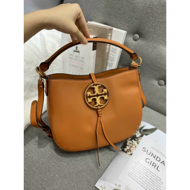 TÚI TORY MILLER METAL LOGO MINI HOBO