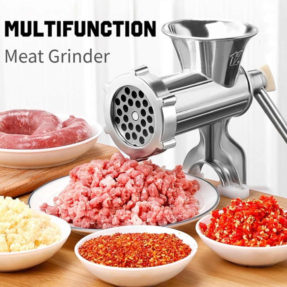 Máy xay thịt dùng làm xúc xích tại nhà tiện lợi