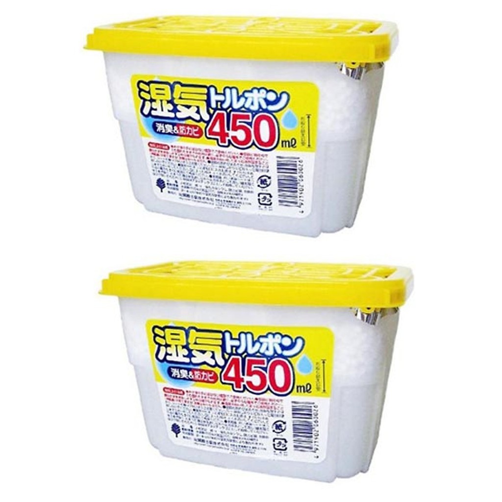 Combo 2 hộp hút ẩm 450ml chống mốc, nồm ẩm Kokubo nội địa Nhật Bản - Nakaya