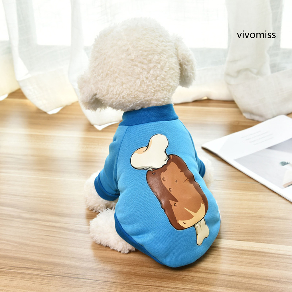 Áo Len Giữ Ấm Cho Thú Cưng Họa Tiết Hoạt Hình