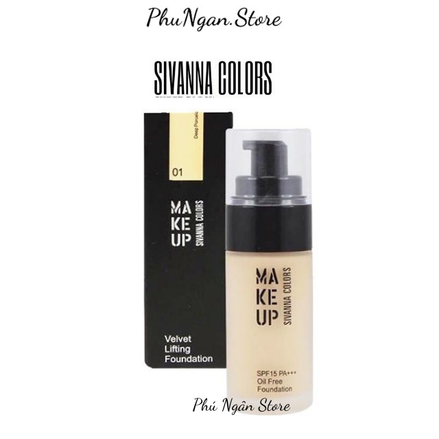 (Siêu kiềm dầu)Kem nền Sivanna Colors Velvet Lifting Foundation HF556 Thái Lan | BigBuy360 - bigbuy360.vn