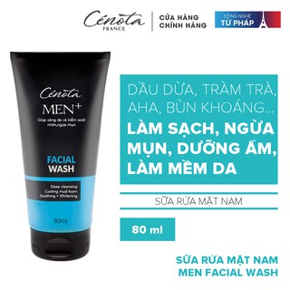 Sữa Rửa Mặt Cenota Men+ Facial Wash 80ml