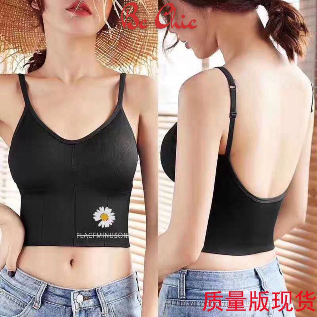 Áo Bra Nữ , Áo Lót Nữ gân tăm họa tiết hoa cúc tôn vòng một gợi cảm mã Bra B606 BC_CHIC LINGERIE